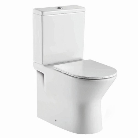 LIFE002 Ajax Life Rimless Closed Back Close Coupled Toilet with Cistern