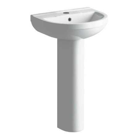 Ajax Limber 1TH Basin and Full Pedestal