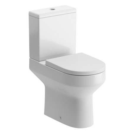 Ajax Limber Rimless Close Coupled Open Back Comfort Height WC with Seat