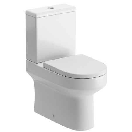 Ajax Limber Rimless Close Coupled WC with Soft Close Seat