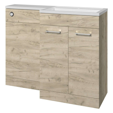 Ajax Manby 1000mm Right Hand Oak Combination Unit with Basin