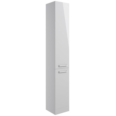 Ajax Manby 350mm Gloss Grey Floor Standing Tall Storage Unit