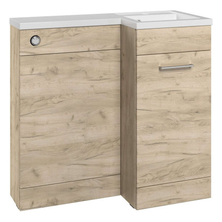 Ajax Manby 900mm Right Hand Oak Combination Unit with Basin