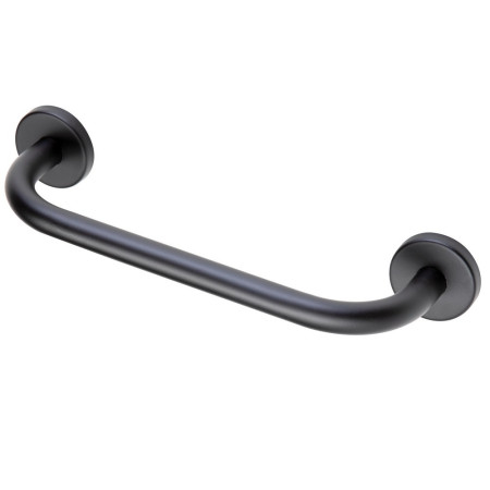 Ajax Matt Black 330mm Bathroom Grab Bar