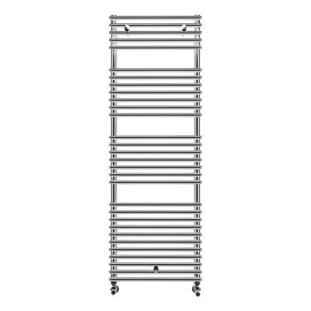 Ajax Oaklands Chrome 1450 x 500mm Round Ladder Towel Warmer