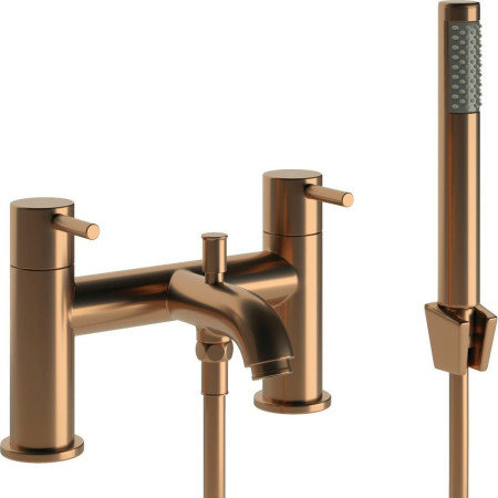 Ajax Ouse Brushed Bronze Bath Shower Mixer