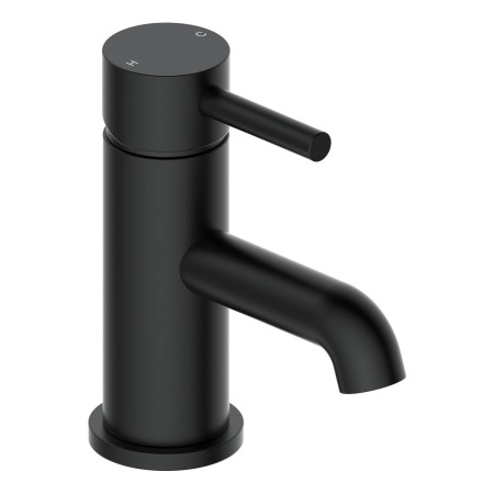 Ajax Ouse Matt Black Basin Mixer with Waste