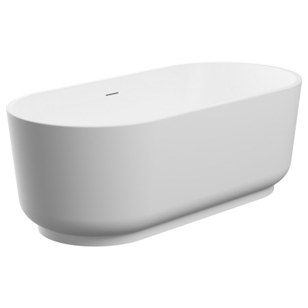 Ajax Patrington 1680 x 800mm Freestanding Matt White Bath