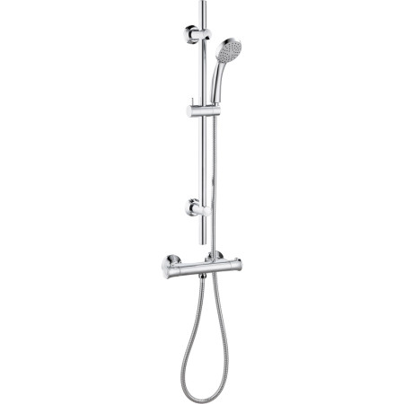 Ajax Ravendale Chrome Thermostatic Bar Mixer Shower