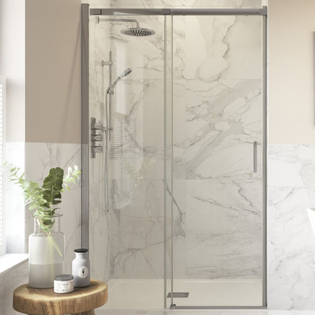 Ajax Reni 8mm Chrome 1500mm Sliding Shower Door