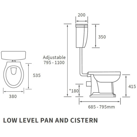 AJAX1911 Ajax Somerby Low Level Chrome WC with White Ash Seat (2)
