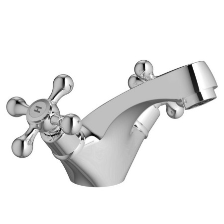 Ajax Stainforth Traditional Chrome Basin Mixer with Waste