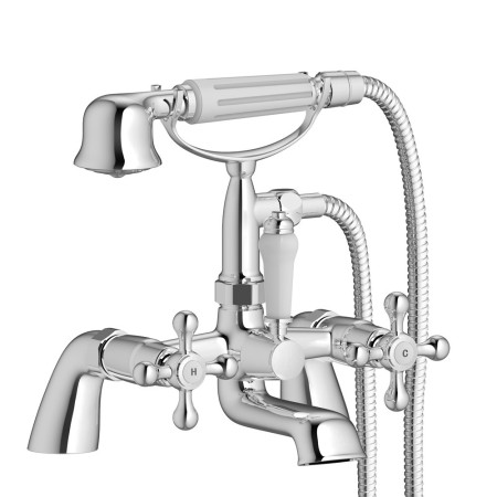 Ajax Stainforth Traditional Chrome Bath Shower Mixer
