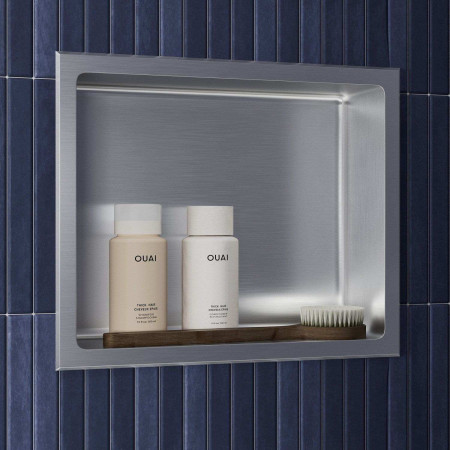 AJAX116302 Ajax Stainless Steel 360 x 305mm Shower Niche Lifestyle