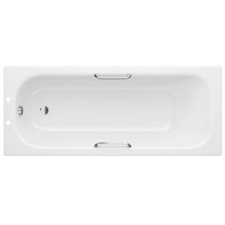 Ajax Steel 1700 x 700mm Anti Slip Twin Grip Single Ended Bath