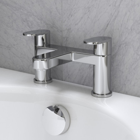 AJAX105791 Ajax Swale Chrome Bath Filler (2)