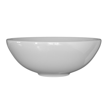 AJAX104935 Ajax Swallow 410mm Round Ceramic Countertop Basin Side View