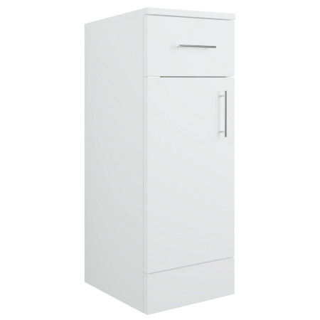 Ajax Tealby Gloss White 300mm Bathroom Storage Unit