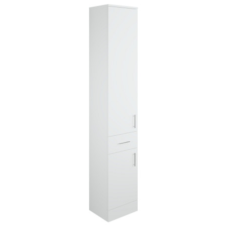 Ajax Tealby Gloss White 300mm Bathroom Tall Storage Unit