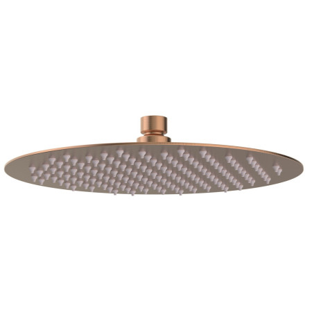 AJAX116250 Ajax Thrunscoe Brushed Bronze Thermostatic Shower Valve with Fixed Head and Handset Shower Head Design