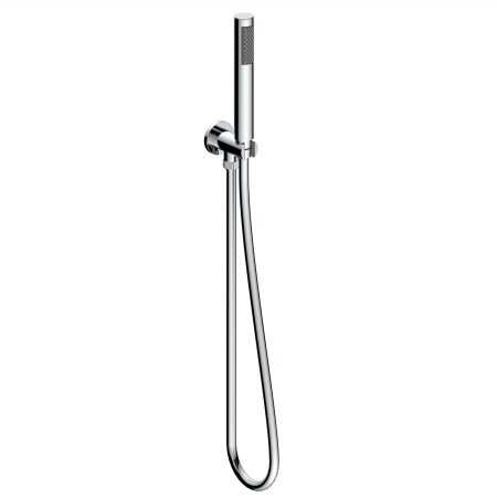 AJAX116244 Ajax Thrunscoe Chrome Thermostatic Shower Valve with Fixed Head and Handset Wall Outlet and Hose Design