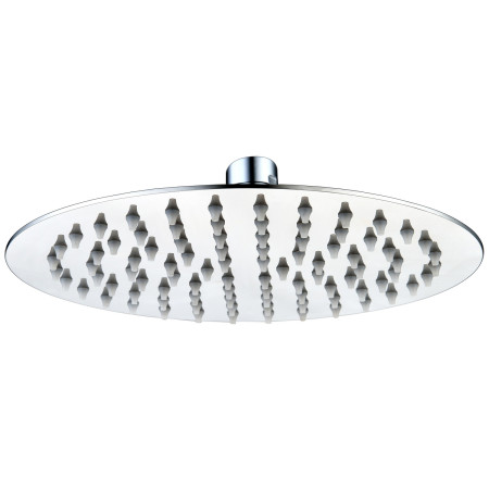 AJAX111579 Ajax Thrunscoe Round Shower Valve and Fixed Shower Head in Chrome Shower Head Close Up
