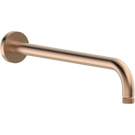 AJAX116249 Ajax Thrunscoe Round Two Outlet Shower Set in Brushed Bronze Shower Arm