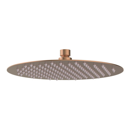 AJAX116249 Ajax Thrunscoe Round Two Outlet Shower Set in Brushed Bronze Shower Head