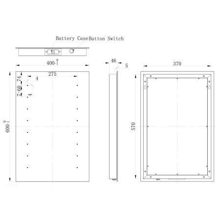 AJAX106248 Ajax Timberley 600 x 400mm LED Battery Operated Bathroom Mirror (4)