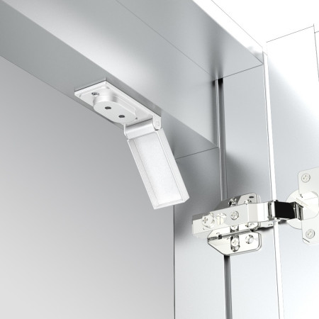 AJAX106298 Ajax Tintern 600mm Double Door LED Mirror Cabinet Inside Corner Image