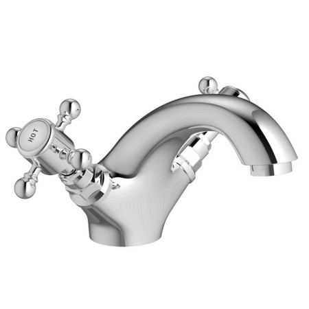 Ajax Trent Chrome Traditional Basin Mixer with Waste