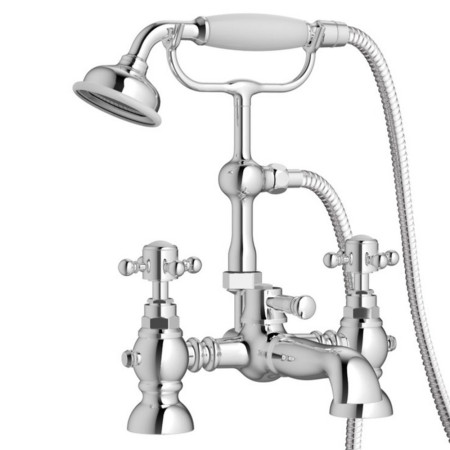 Ajax Trent Chrome Traditional Bath Shower Mixer