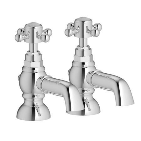 Ajax Trent Chrome Traditional Bath Taps