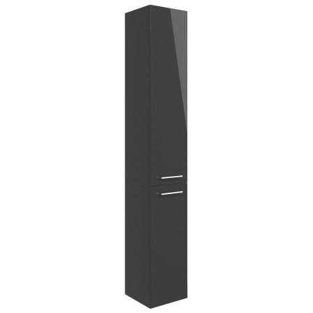 Ajax Walesby Floor Standing 350mm Gloss Anthracite Tall Storage Unit