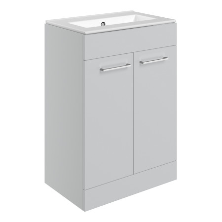 Ajax Walesby Floor Standing 610mm Gloss Grey Vanity Unit and 0TH Basin