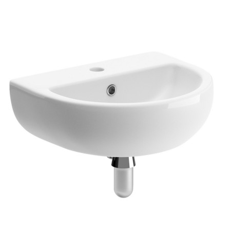 Ajax Waltham 1TH Cloakroom Basin with Chrome Trap