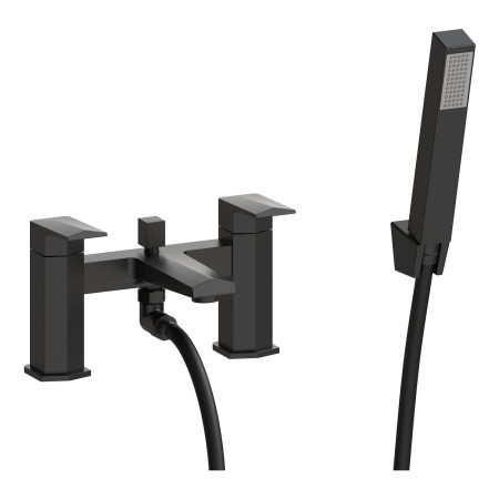 Ajax Welland Bath Shower Mixer in Matt Black