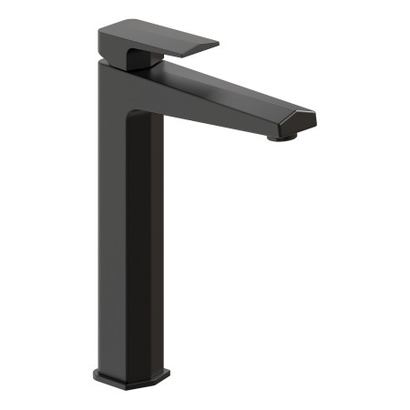 Ajax Welland Tall Basin Mixer in Matt Black