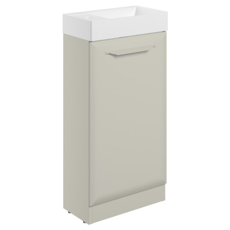 Ajax Westlaby 400mm Matt Latte Cloakroom Vanity Unit with Basin
