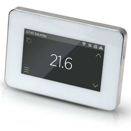 Ajax White Touch Screen Thermostat