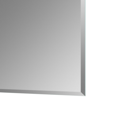 AJAX106287 Ajax Whitgift 800 x 600mm Rectangular Bathroom Mirror Corner View