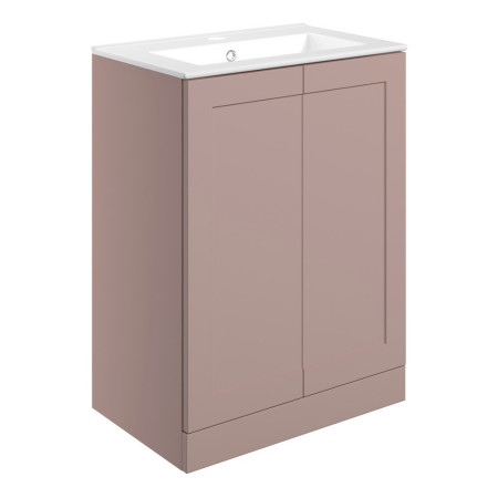Ajax Willingham Matt Peony 615mm Floor Standing Vanity Unit with Basin