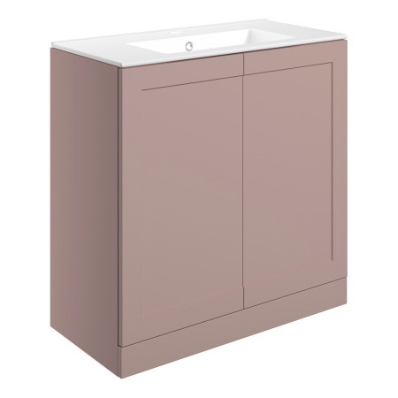 Ajax Willingham Matt Peony 815mm Floor Standing Vanity Unit with Basin