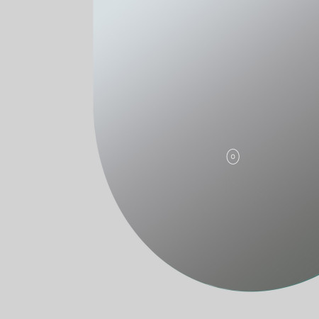 AJAX106276 Ajax Wingate 800 x 400mm Oblong Back Lit LED Bathroom Mirror Touch Sensor Close Up
