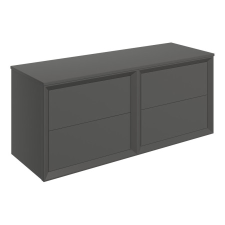 Ajax Yarborough Matt Clay 1200mm Wall Hung Vanity Unit and Worktop