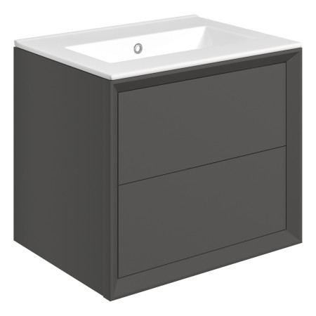 Ajax Yarborough Matt Clay 615mm Wall Hung Vanity Unit with 0TH Basin