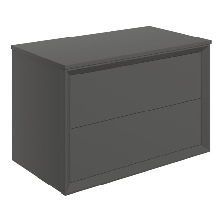 Ajax Yarborough Matt Clay 800mm Wall Hung Vanity Unit and Worktop