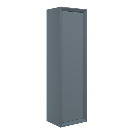 Ajax Yarborough Matt Storm Blue 345mm Wall Hung Tallboy Unit