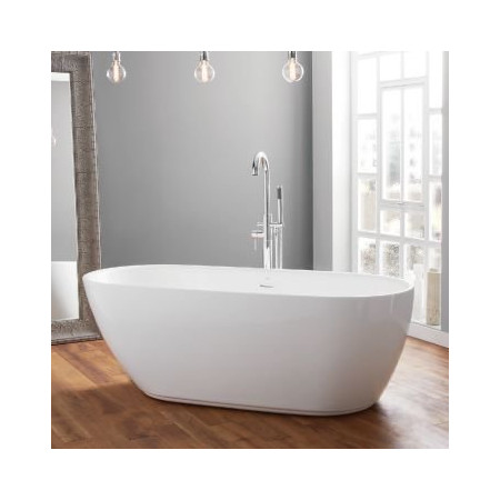April Harrogate Contemporary Freestanding Bath In Room Setting