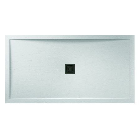Aquadart Aqualavo 1000 x 800 Rectangular Shower Tray in white